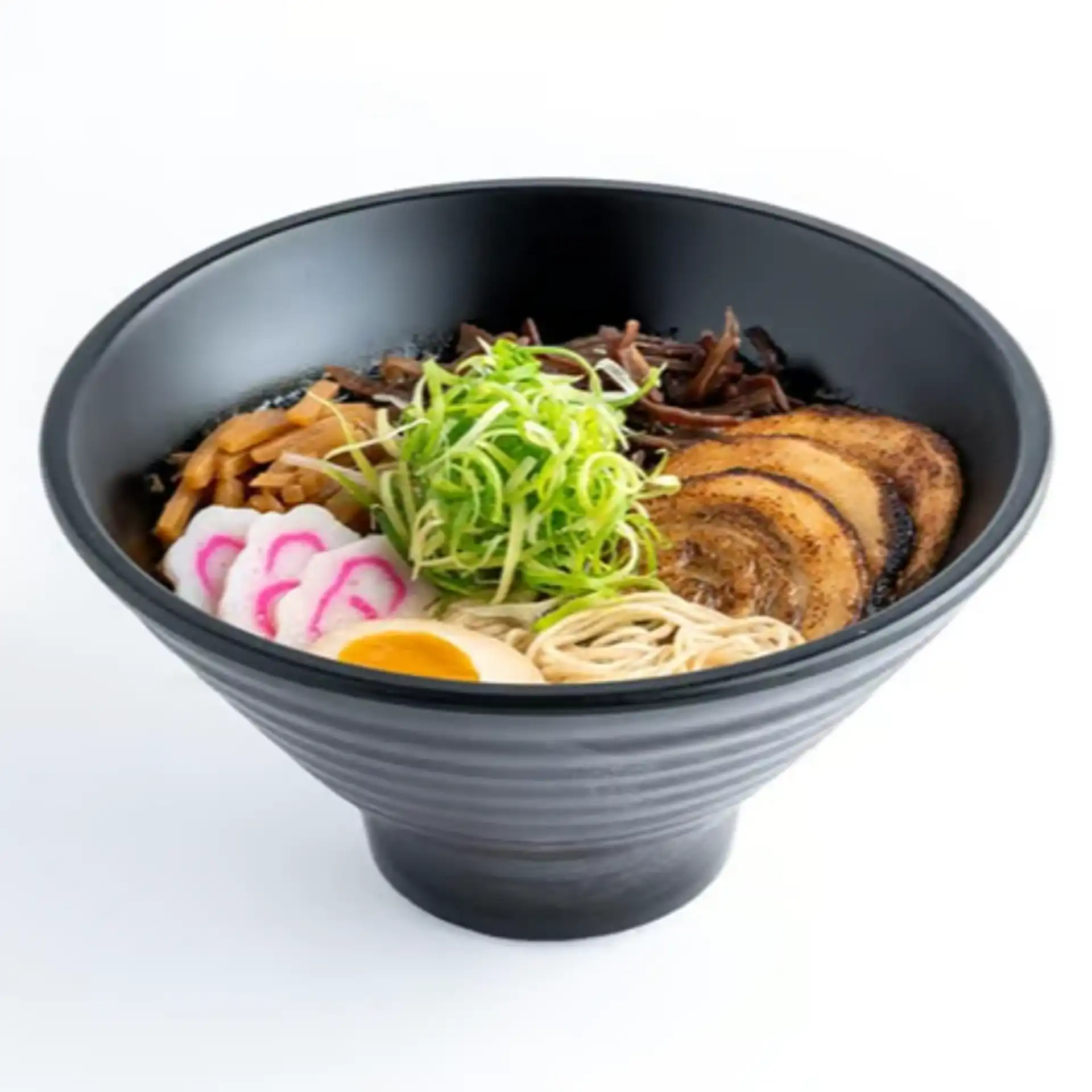 Tonkotsu ramen — milky pork bone broth with chashu
